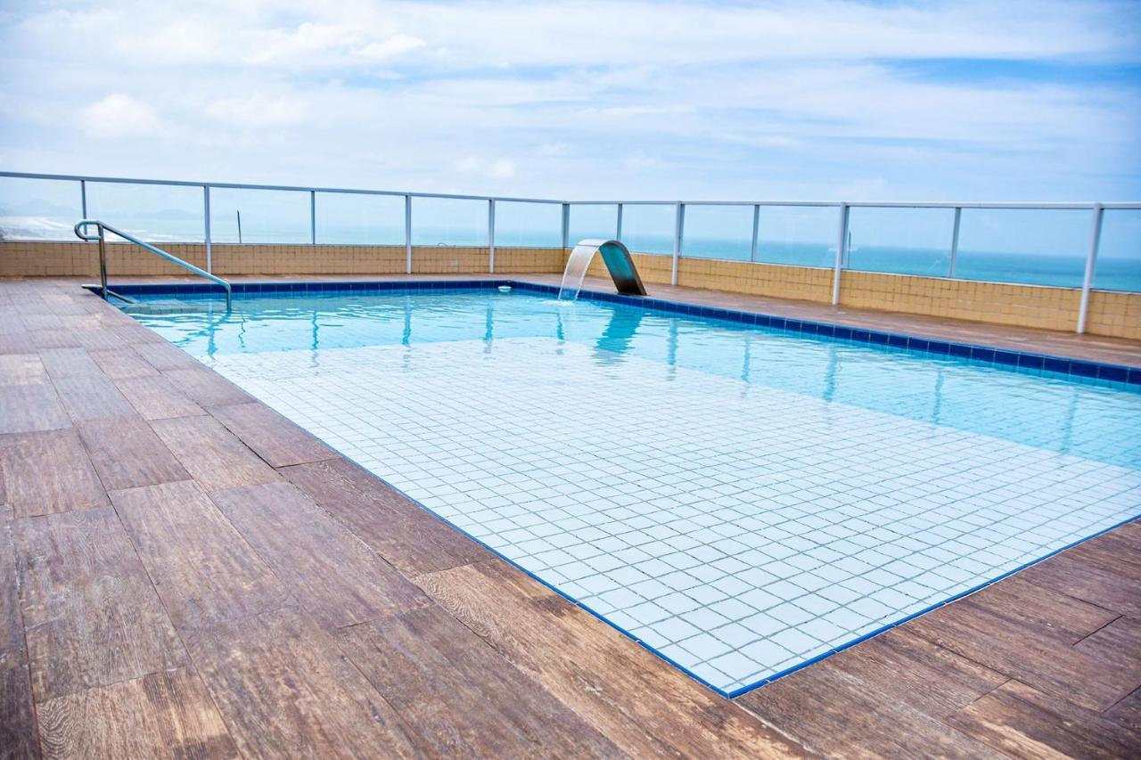 Apto c Wi-Fi a beira-mar na Praia Jardim Real SP Apartment Praia Grande  Bagian luar foto