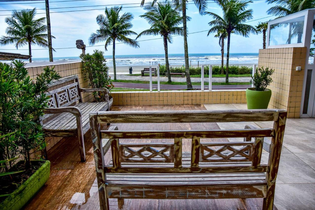 Apto c Wi-Fi a beira-mar na Praia Jardim Real SP Apartment Praia Grande  Bagian luar foto