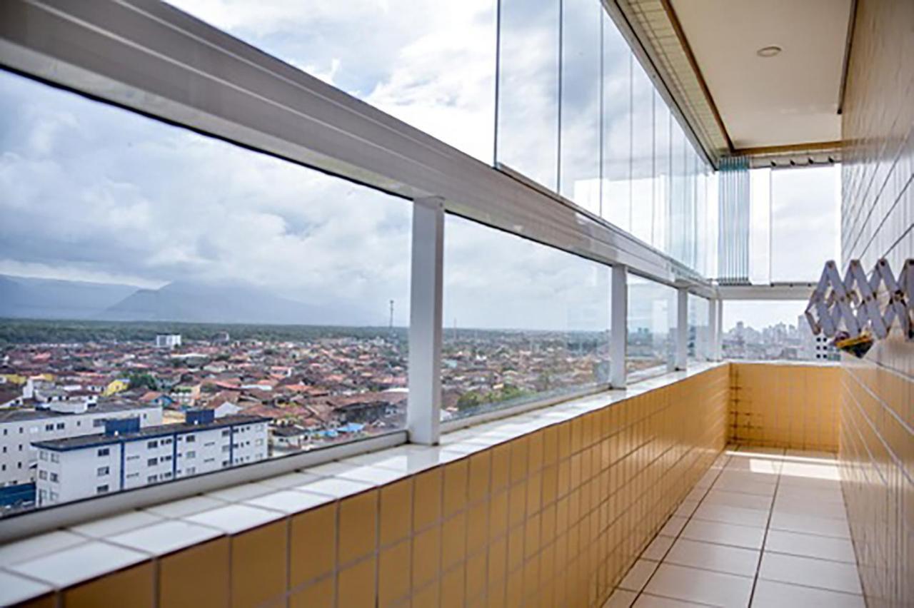 Apto c Wi-Fi a beira-mar na Praia Jardim Real SP Apartment Praia Grande  Bagian luar foto